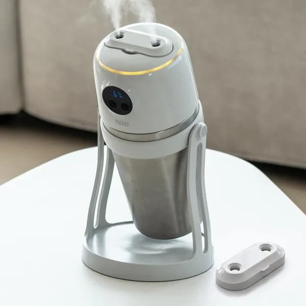 포른 올스텐 UV살균 세척편한 휴대용 저소음 미니 가습기 700ml 화이트