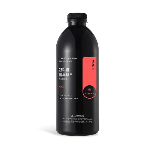 한디움 콜드브루 원액 케냐 1000ml 1개