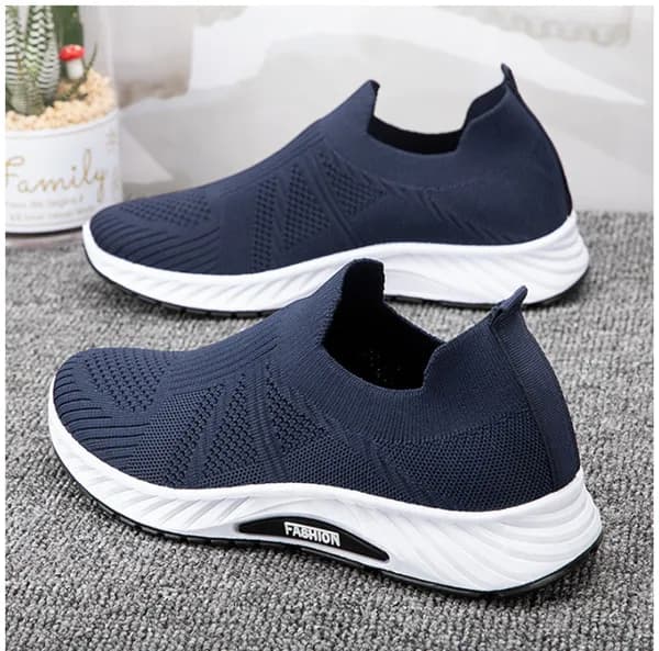 쑤블리 남자 메쉬 슬립온 통풍 양말형 데일리 워킹화 블랙 260mm 1개 13,660원