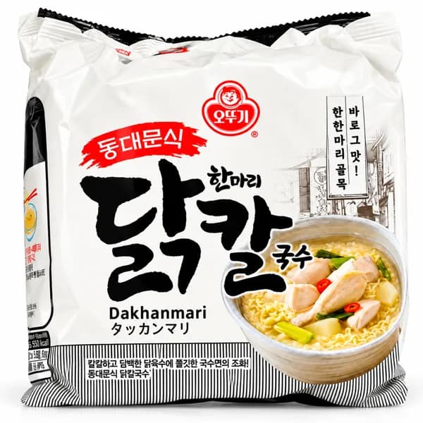 오뚜기 동대문식 닭한마리 칼국수 멀티팩 115g 16개