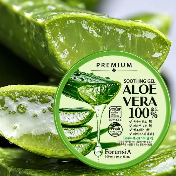포렌시아 프리미엄 알로에베라100프로 수딩젤 300ml 5개