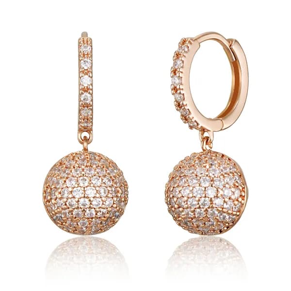 GEIGER 18K GF 샤인 스윙 볼 귀걸이 GI8KPEE061 로즈골드 1개