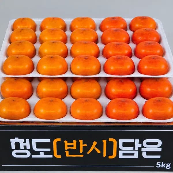 씨없는 청도반시 홍시 41-45과 5kg 1박스