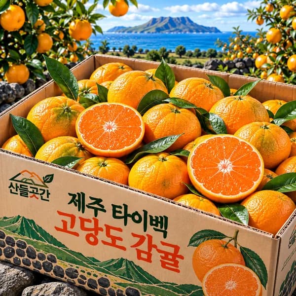 산들곳간 제주 타이벡 고당도 감귤 로얄과 5kg 1박스
