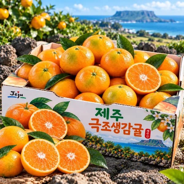 프로룻 제주 극조생감귤 특품 5kg 1박스 9,900원