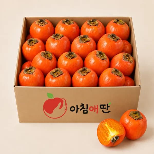 꿀당도 대봉감 홍시 5kg 18과 내외 1박스 19,900원