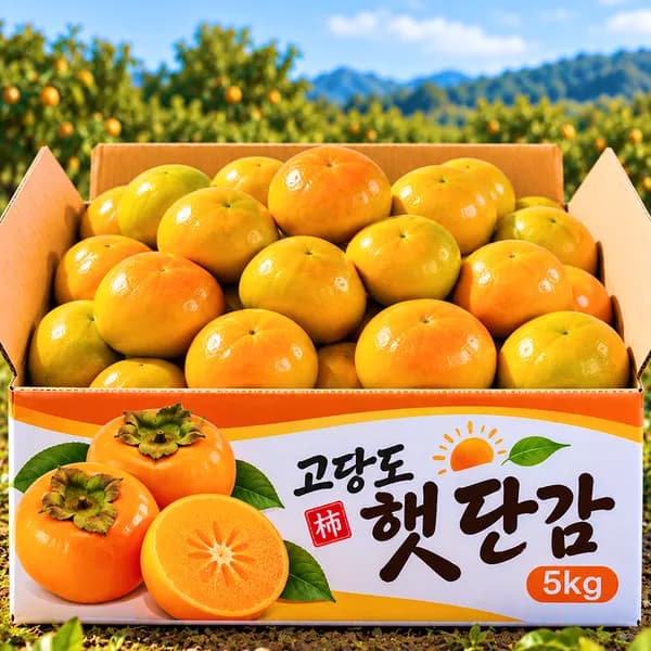 국내산 고당도 햇 꿀 단감 5kg