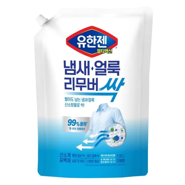 유한젠 멀티액션 냄새얼룩리무버 리필 1.95L 1개