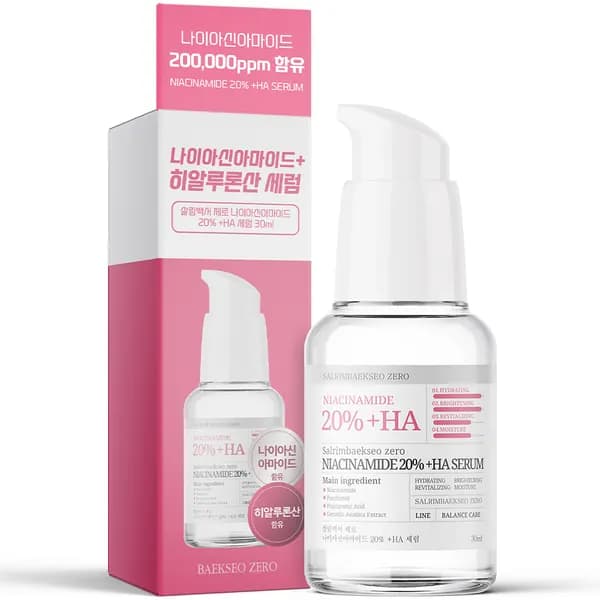 살림백서 제로 나이아신아마이드 20% + HA 세럼 30ml