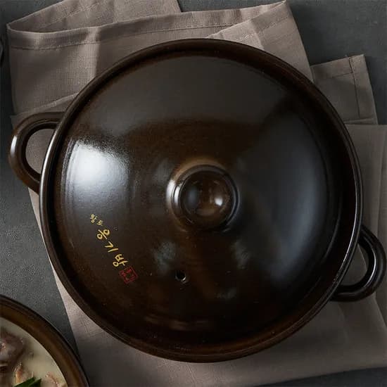 옹기방 황토 내열냄비, 20.5cm, 1개