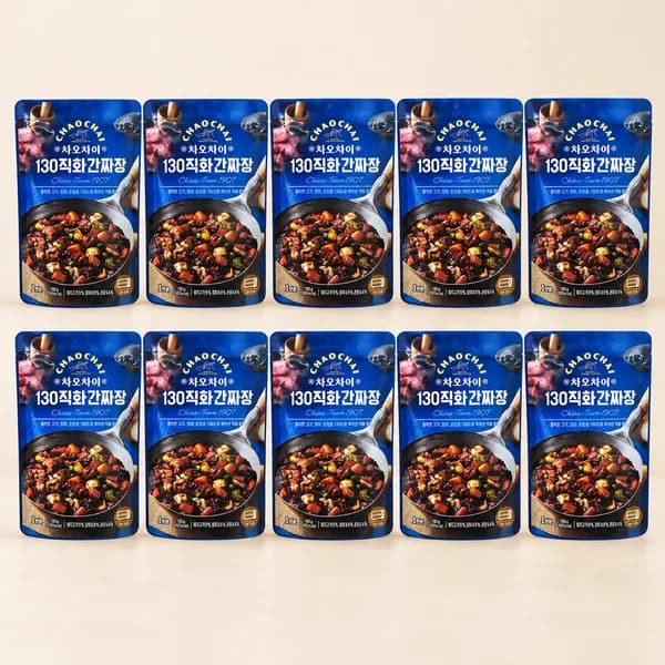 차오차이 130 직화 간짜장 180g 10개
