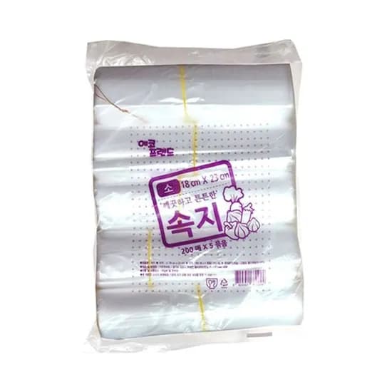 키친앤크린 비닐속지 소, 1000매, 10개