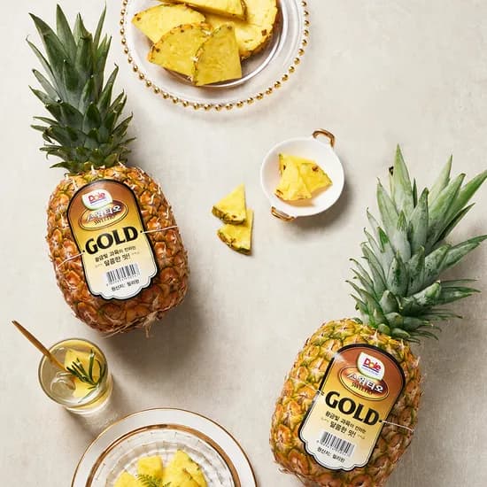 Dole 스위티오 골드 파인애플 대과 1.7kg 4개