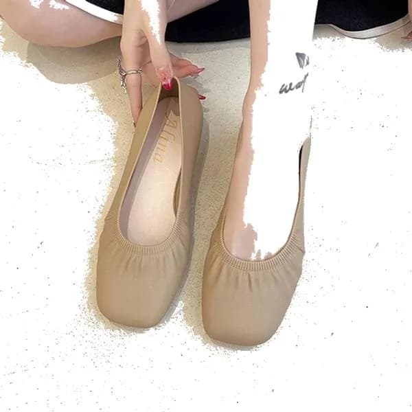 여성 셔링 구두 블랙 240mm 1개