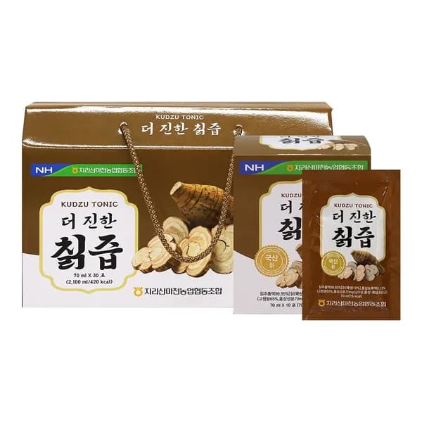 지리산마천농업협동조합 더 진한 칡즙 70ml 30포 1박스