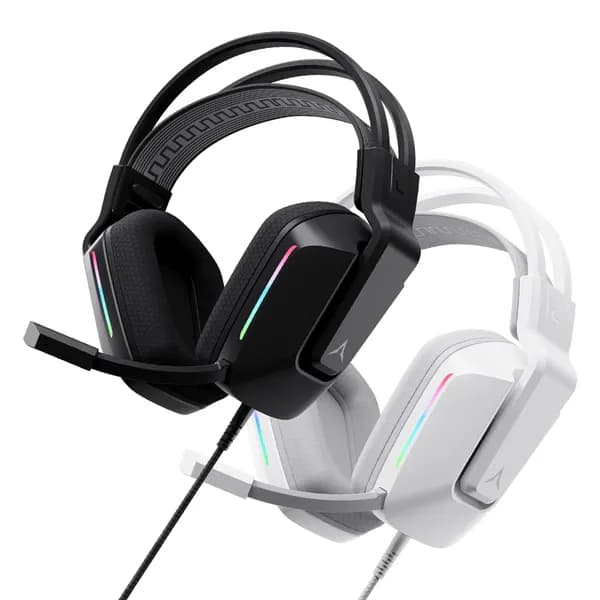 앱코 MR600W 가상 7.1채널 ENC 마이크 진동 유선 게이밍 헤드셋 블랙