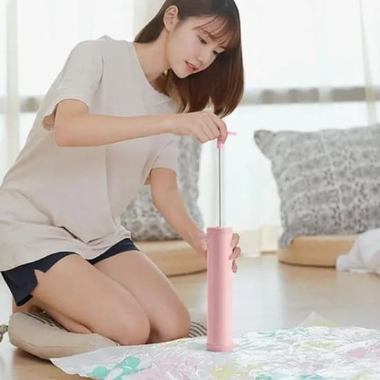 히키스 핸디 에어 펌프 진공기 피치핑크 24mm 1개