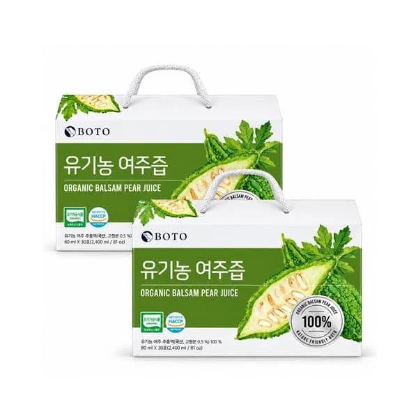 보뚜 유기농 여주즙 80ml 30포 2박스