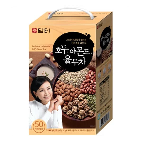 담터 호두 아몬드 율무차 18g 50개