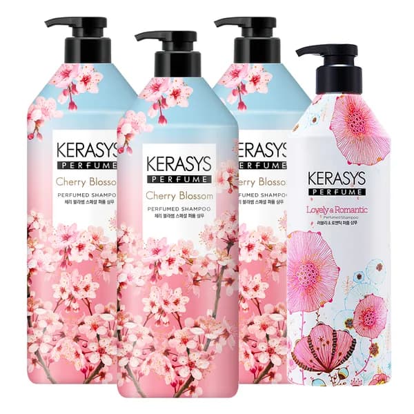 케라시스 체리블라썸 샴푸+린스 골라담기 3.6L 4개