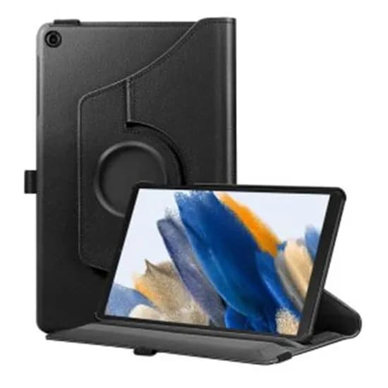 갤럭시탭A8 10.5 회전 케이스, SM-X200N X205N, 회전케이스(검정), 1개