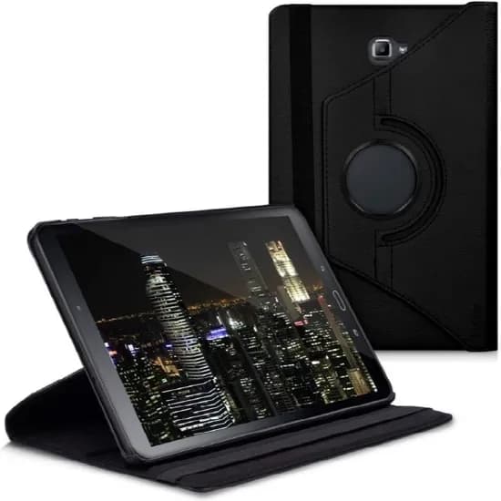 갤럭시탭A6 10.1 with Spen 가죽 회전 케이스 P580/P585 검정 1개