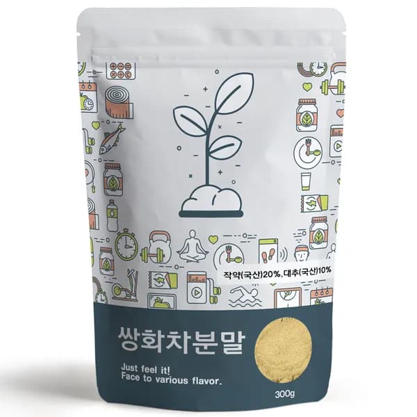 푸른빈 쌍화차 분말 설탕무첨가 300g 1개