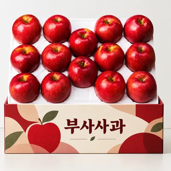 황금농 햇 부사사과 중소과 가정용 5kg 1개