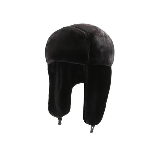 버클 이어플랩 러시아모자 BLACK 1개