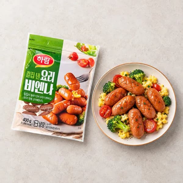 하림 칼집낸 요리비엔나 400g 1개