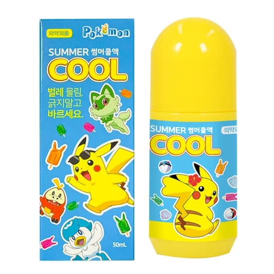 포켓몬 썸머쿨액 50ml 3개
