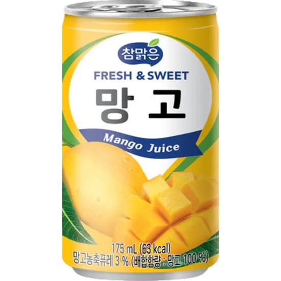 대일 참맑은 망고 175ml 30개