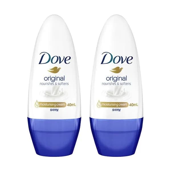 도브 데오드란트 롤온 오리지널 40ml 1+1 총 2개