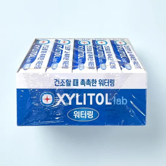 롯데제과 자일리톨 랩 워터링 24g 15개