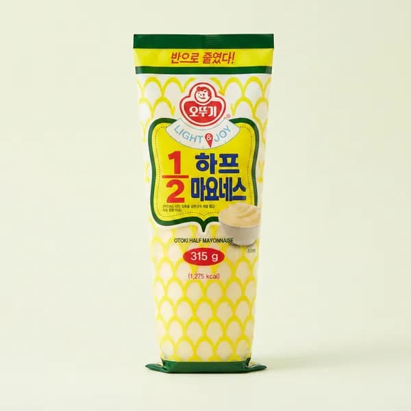 오뚜기 LIGHT&JOY 1/2하프마요네스 315g 2개