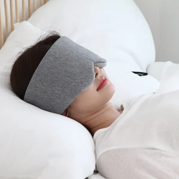이고웰 부드러운 암막 수면안대 그레이 FREE 1개