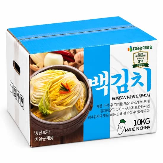 시원밥상 백김치 10kg 1박스