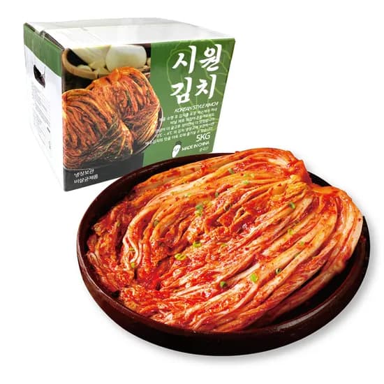 시원밥상 배추김치, 5kg, 1박스