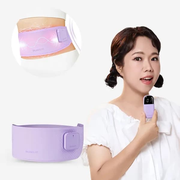 발란스핏 EMS 슬림 벨트 PRO 연보라 1개