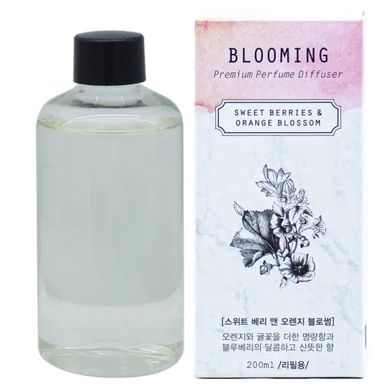 블루밍홈 디퓨저 리필 스윗베리앤오렌지블라썸 200ml 1개