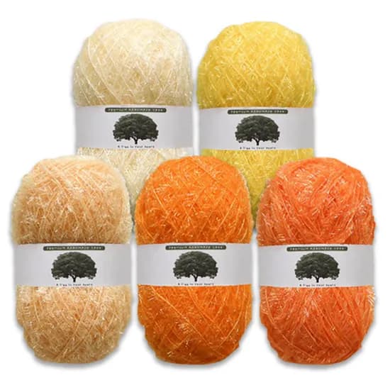 실감는삼촌 수세미실, 망고, 90g, 5종 세트, 1세트