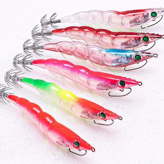 Dazzle Fishing 야광 새우에기, 레인보우믹스, 18g, 1개