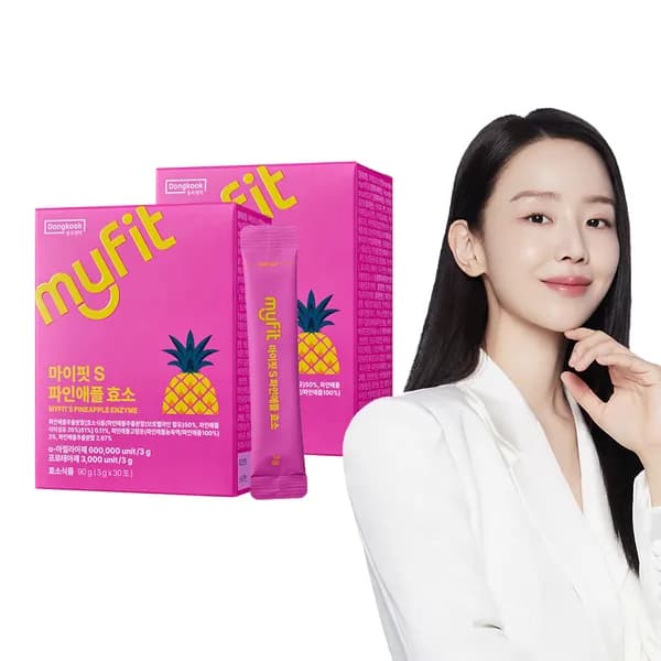 동국제약 마이핏 S 파인애플 효소 3g 30포 2박스