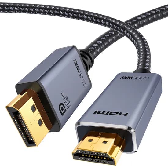 코드웨이 DP to HDMI 케이블 1m 1개
