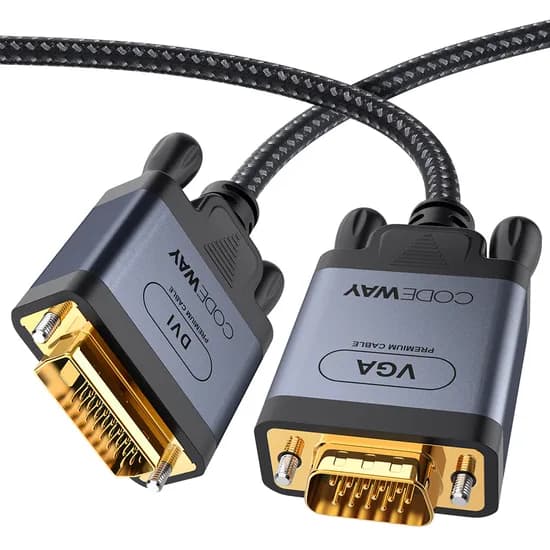 코드웨이 DVI-D to VGA 케이블 5m 1개