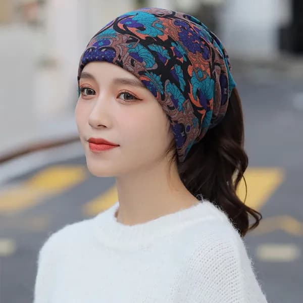 Kafri 멀티 스카프 넥워머 마스크 네이비 프리 2개
