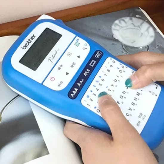 브라더 라벨프린터 PT-H110BW 블루