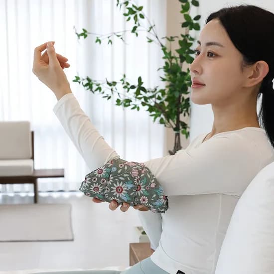 애슬라 허브 팔꿈치 찜질팩 ZH-EB1 모던플라워 1개