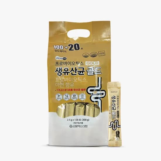 서울약사신협 프로바이오틱스 생유산균 골드 2.5g 120포 1개