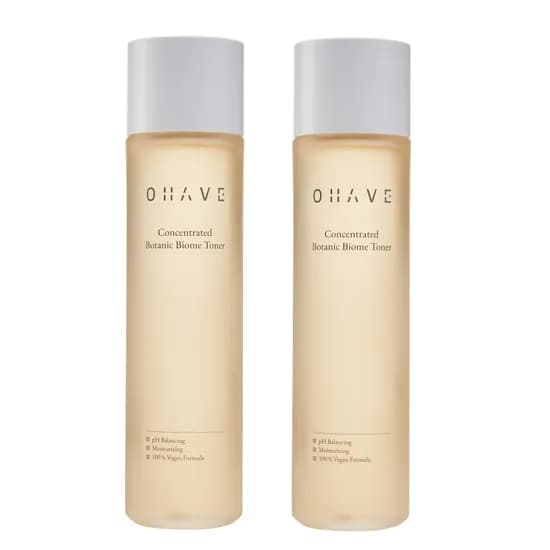 오하브 보타닉바이옴 발효 수분진정 에센스 토너 150ml 2개